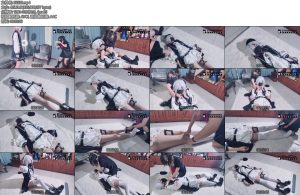 [badcat] 魔法少女的魔女裁判咲希X妙妙双人裸绞挣扎无捆绑-丝依依