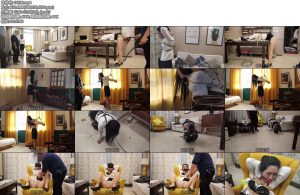 [夜未央] 妻奴之假日游戏（下集） 羞耻内衣绳艺秀 M字强制开脚 电击刺激 K9训犬 马鞭鞭打 金属束缚等等-丝依依