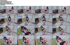 [亚洲绳艺] 可爱的JK妹妹红绳捆绑放置-丝依依