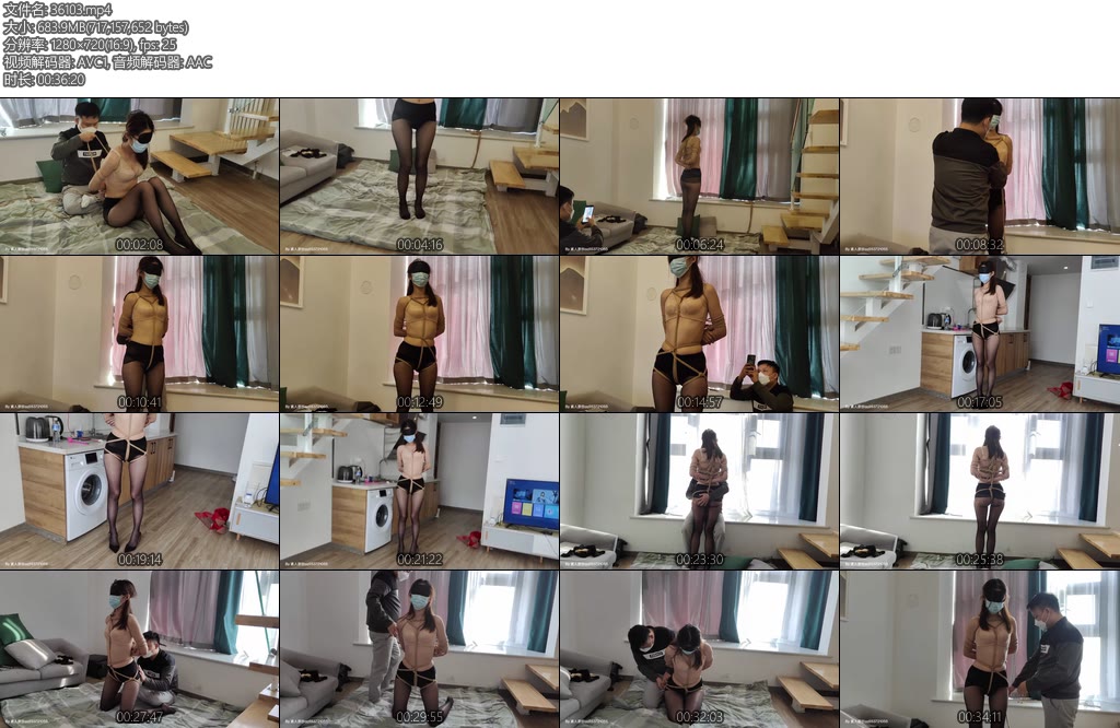 [素人原创] 小桐大长腿内衣黑丝捆绑股绳勒阴记录-丝依依