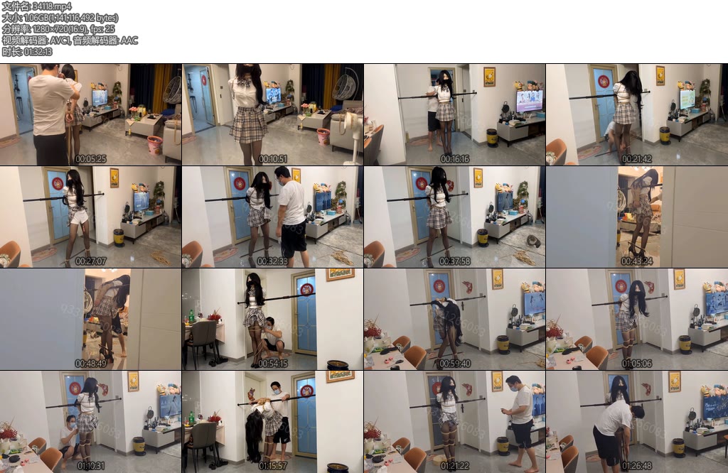 [欢乐谷] 端午后100分钟超长福利jk黑丝高跟调教-丝依依