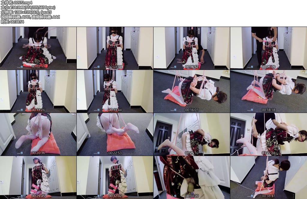 [小羽原创] 小零的日常5 跪姿练习-丝依依