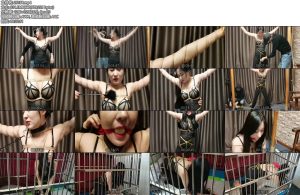 [一绳所爱] 笑笑大字绑在柱子上折磨-丝依依