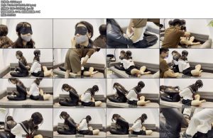 [默示录] 缚艺录小雨招模特小雨的双人胶带捆绑游戏-丝依依