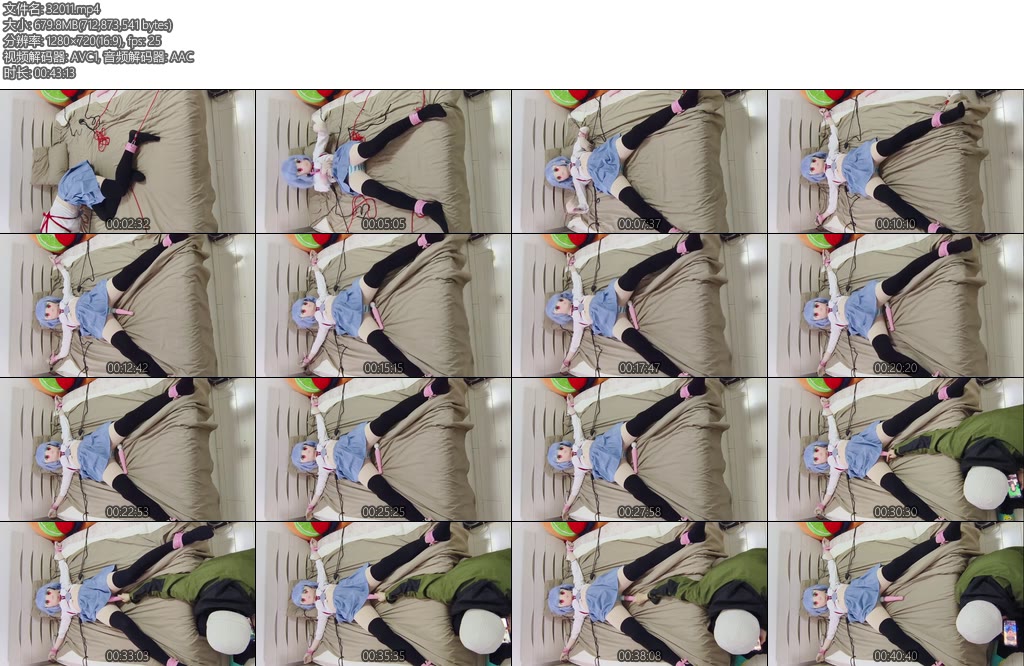 [亚洲绳艺] 天天的大字自缚紧到五马分尸的一次真的太紧了-丝依依