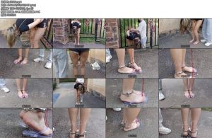 [御仙] 野外调教记2捆绑吊缚脚铐乳夹脚控福利扎带-丝依依