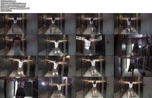 [胜景影视] 牢房立吊女M-丝依依