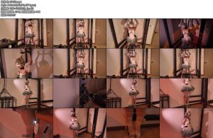 [凛凛蝶] 琳妮特足尖鞋轧带强制踮脚海砂拘束架放置龙门架强高踮脚-丝依依