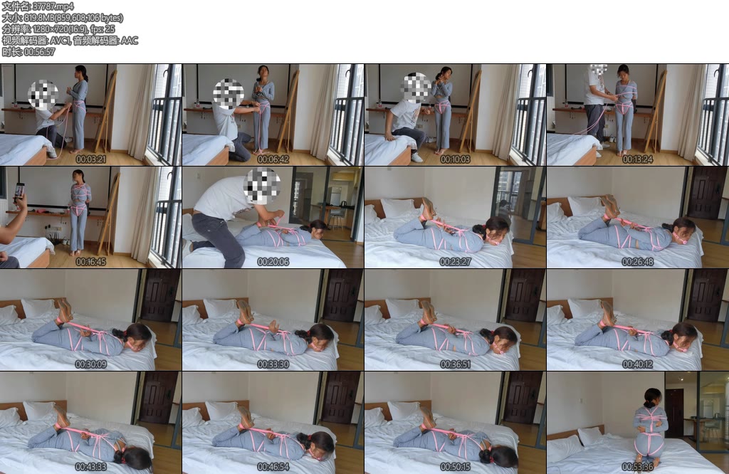 [绳命线] 琼琼口球驷马放置-丝依依