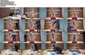 [美曦原创] 紧缚囚禁绳奴上马上春节别人回家只好把奴囚禁起来给大家表演了不然怎么度过这节日的假期呢囚禁吊竹竿M腿惩罚调教狗JJ鞭打驷马放置榨汁训练丝袜套头-丝依依