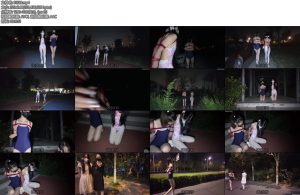 [长颜草] 梦婷霜喵姐妹双人泳衣捆绑公园夜出御姐与萝莉也是梦婷首次外出视频结束了还要绑着回家-丝依依