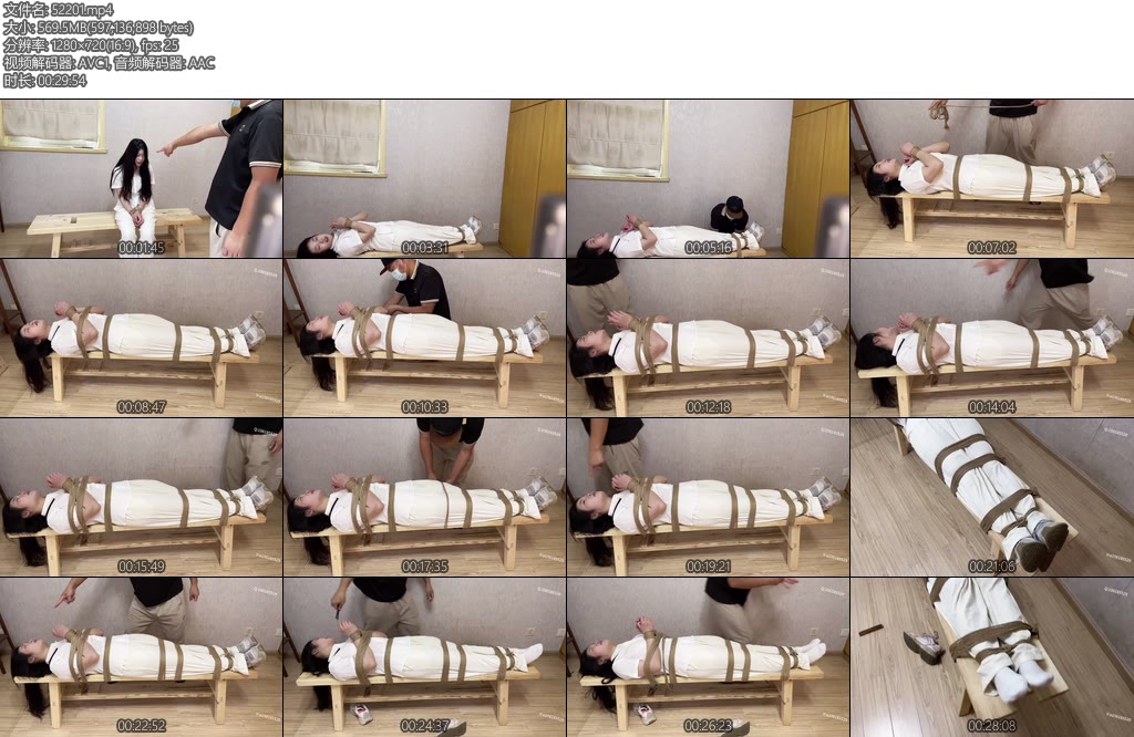 [龙飞原创] 精神病前男友把我绑到长凳子上面折磨我-丝依依