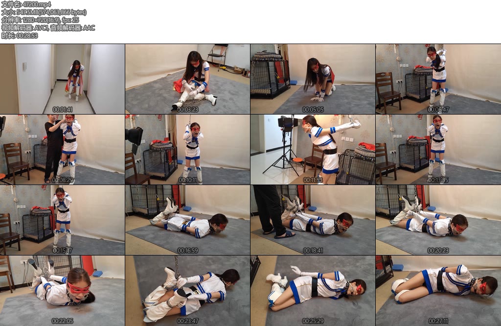 [随心原创] 妍妍坂面魔法女战士被俘-丝依依