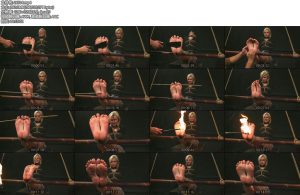 [欧美绳艺] RussianFetish Astrid Bastinado and other painful games with her amazing feet-丝依依