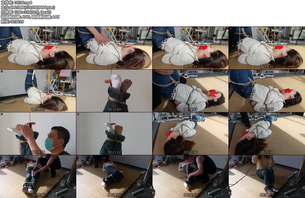 [绳之韵] 倒吊风骚美妇诗韵（下集）颠倒的世界和无尽欲望-丝依依