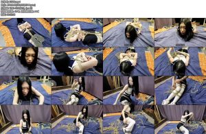 [飞天原创] 杀手今天把月仙儿后高手紧缚绑起来然后驷马禁锢好想逃脱未果被被子蒙晕,直接送她上了西天-丝依依