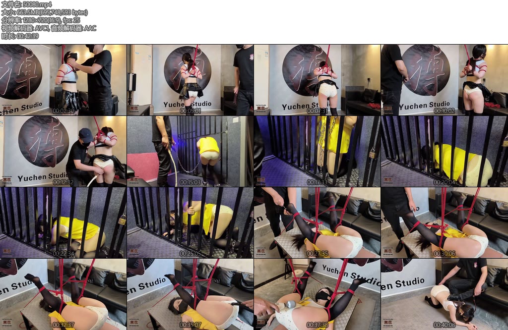 [雨辰原创] 诱捕小湿妹羞辱强高K9调教放尿羞辱臣服虐恋圣水湿身黑丝袜齐逼裙吊打拷问快乐棒加持小皮鞭增补-丝依依