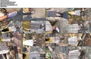 [布莱恩] 帆布鞋女孩22斤脚镣公园散步上-丝依依