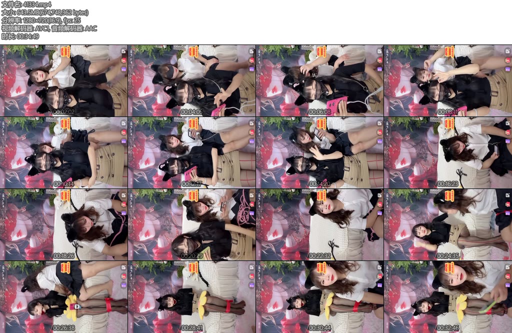 [暖暖原创] 黑丝蒙面口球和口球捆绑-丝依依