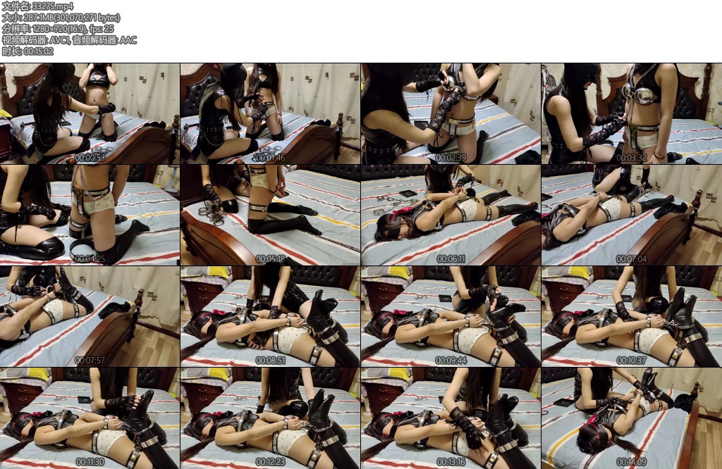 [玩物尚志] 性感姐妹贞操带金属武装束缚-丝依依