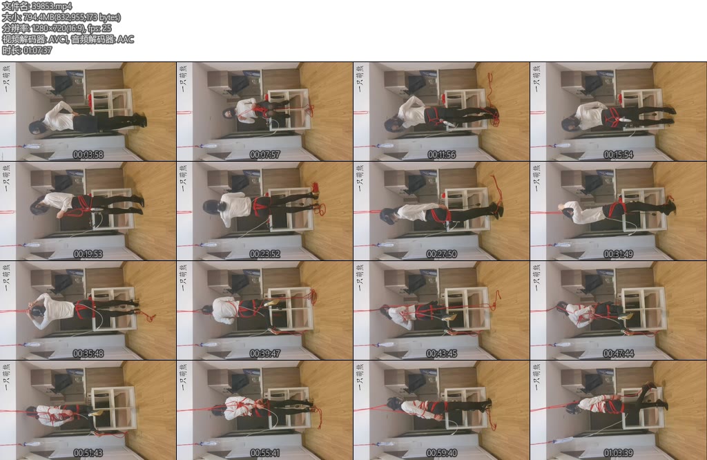 [一只萌熊] 牛奶灌肠充气X_X马具口球高跟电击蒙眼罚站-丝依依