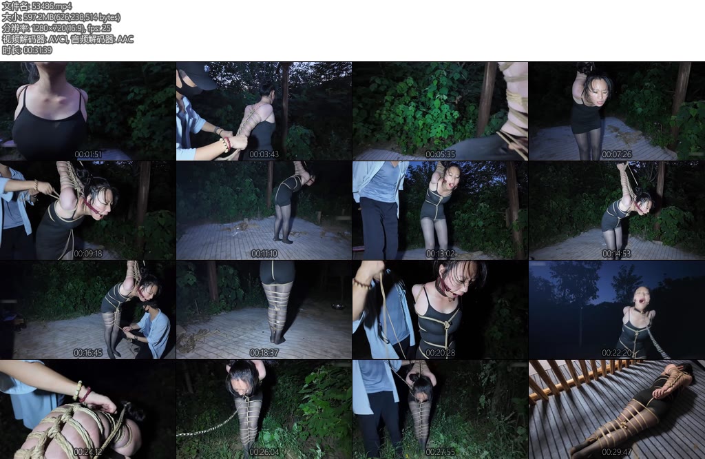 [一绳所爱] 紫涵野外受难-丝依依