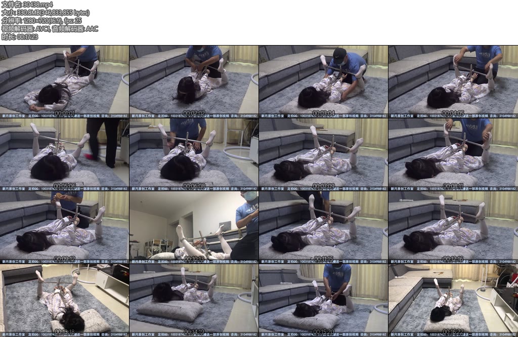 [新月原创] 佳怡白丝LOLITA驷马架棒子一边挠痒一边强G这家伙也是相当可爱-丝依依