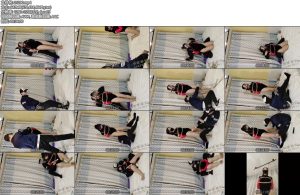 [华素原创] 短旗袍捆绑调教马具口球流口水！按摩-丝依依