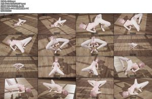 [动画片] 舞蹈房里的芭蕾少女龟甲缚背手四肢链条连缚三通旋转PJ-丝依依