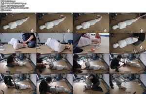 [绳之韵] 木乃伊放置、TK游戏，小诺第一拍（第三集下）全包TK玩少女木乃伊的嫩脚-丝依依