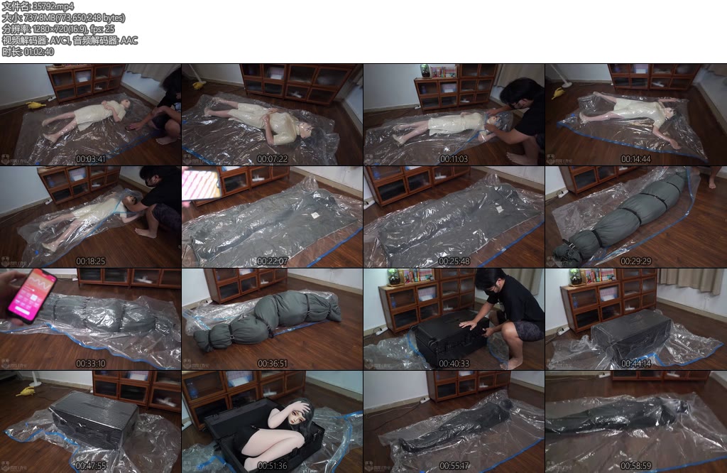 [闪闪原创] 闪闪工作室 中秋的旗袍小姐姐进行万物皆可真空压缩试炼六次的抽气虚脱头痛出现幻觉-丝依依