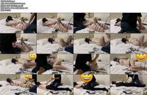 [是的原创] 女大约现实录扎带配合驷马拘束丝袜全包-丝依依