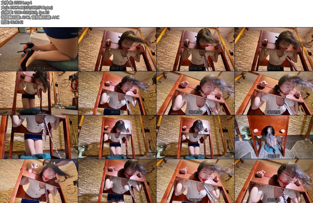 [一绳所爱] 李佳怡被固定在邢架-丝依依