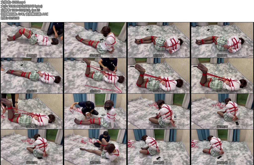 [亚洲绳艺] 梦瑶紧缚捆绑调教小伪娘-丝依依