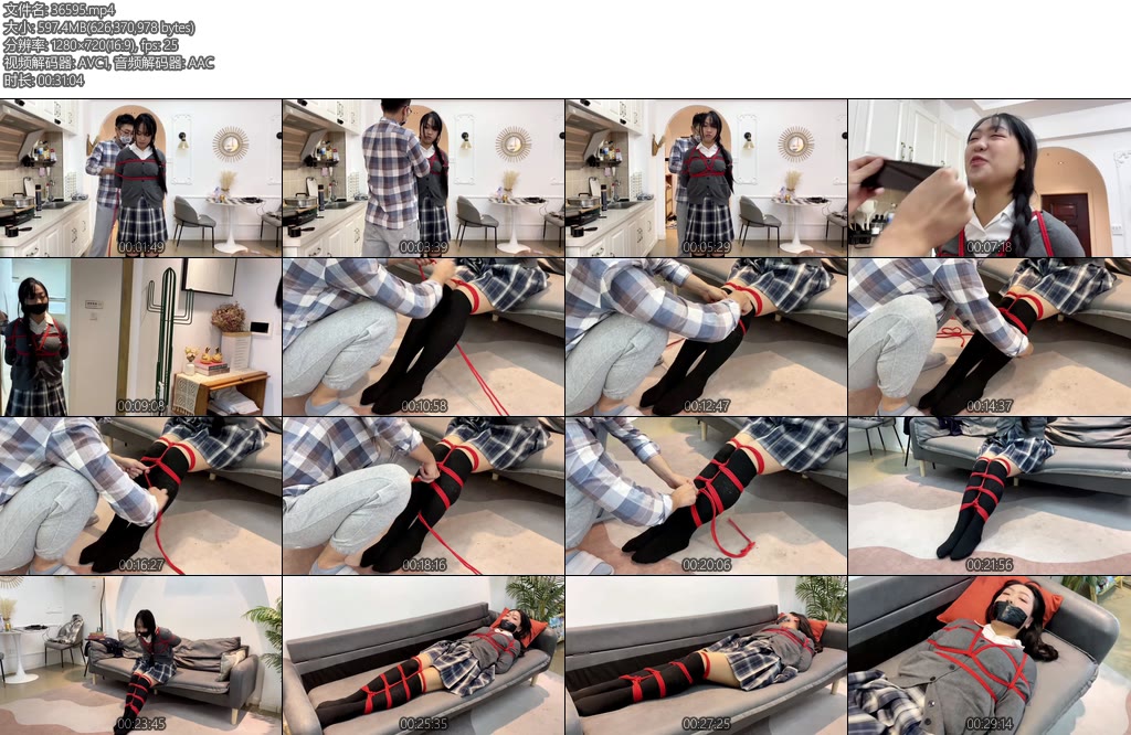 [默示录] 小W新模小W未来的潜力股第一次尝试绳艺胶带封嘴少不了-丝依依