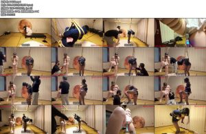 [悦感日记] 剧情双女被囚禁起来供变态玩小美口水直流汐雨被玩湿耳光SP震动-丝依依