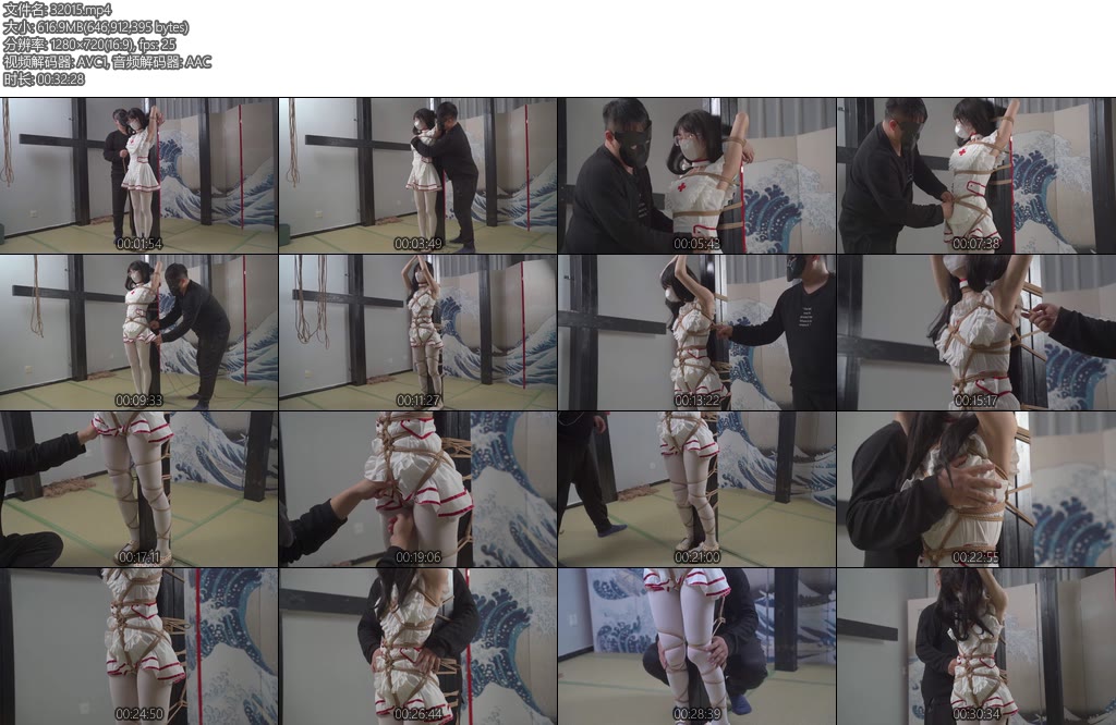 [象人原创] 嗷嗷全身柱缚股绳白丝萝莉装扮漏出完美腋下tk起来不要太爽-丝依依