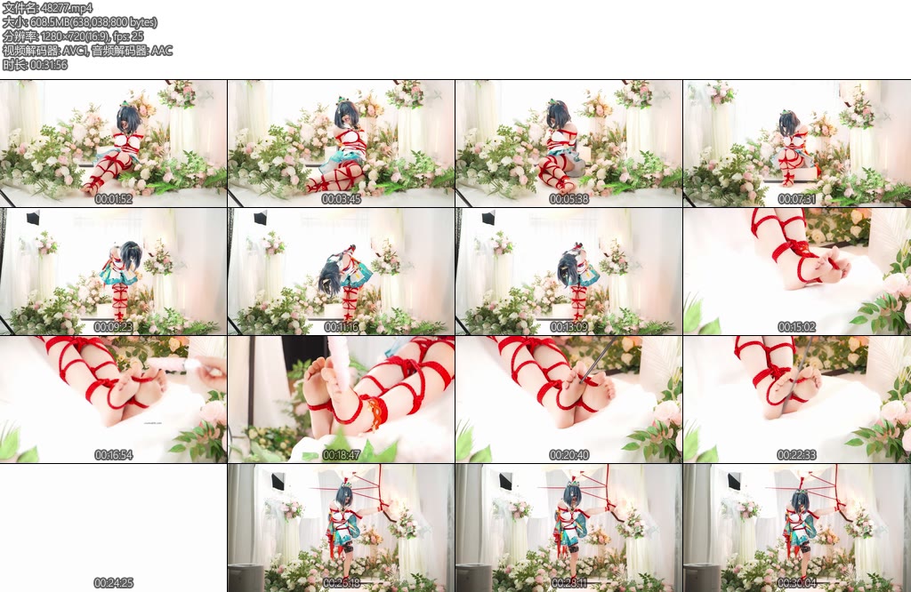 [叶沫沫] 感官剥夺2025捆绑放置挣扎Cos系列第五集云璃-丝依依