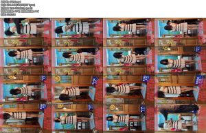 [束心原创] 兰兰白色连衣裙日式捆绑踮脚吊绑-丝依依