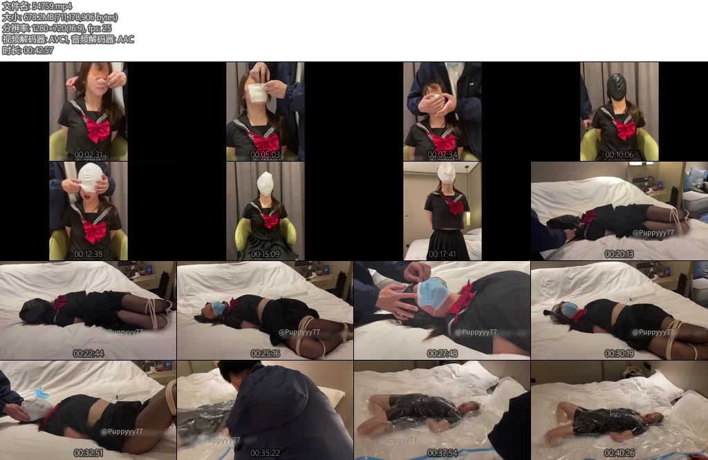 [Feti love] 西西小姐姐早期真空袋昏迷-丝依依