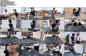 [逍遥原创] 饱和式剧情吴晗精品剧情被丝袜吞噬的美女合集吴晗购买了奇怪的丝袜一旦穿上就没法脱下越挣扎包裹的越严密最后双腿被丝袜完全吞噬-丝依依