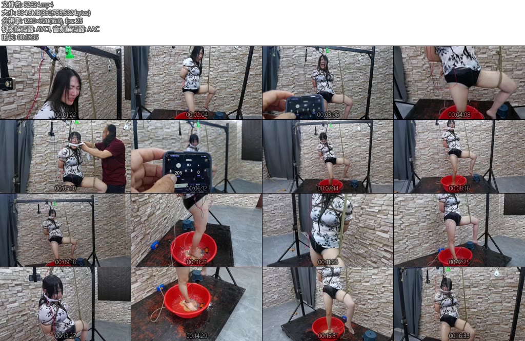 [飞天原创] 将人贩子单腿吊起来,脚底按装一个感应踩踏开关控制水笼头,头顶在按上一个行程开关控制郊狼电击y塞水刑加电刑将人贩子折磨至死看她老实不老实-丝依依