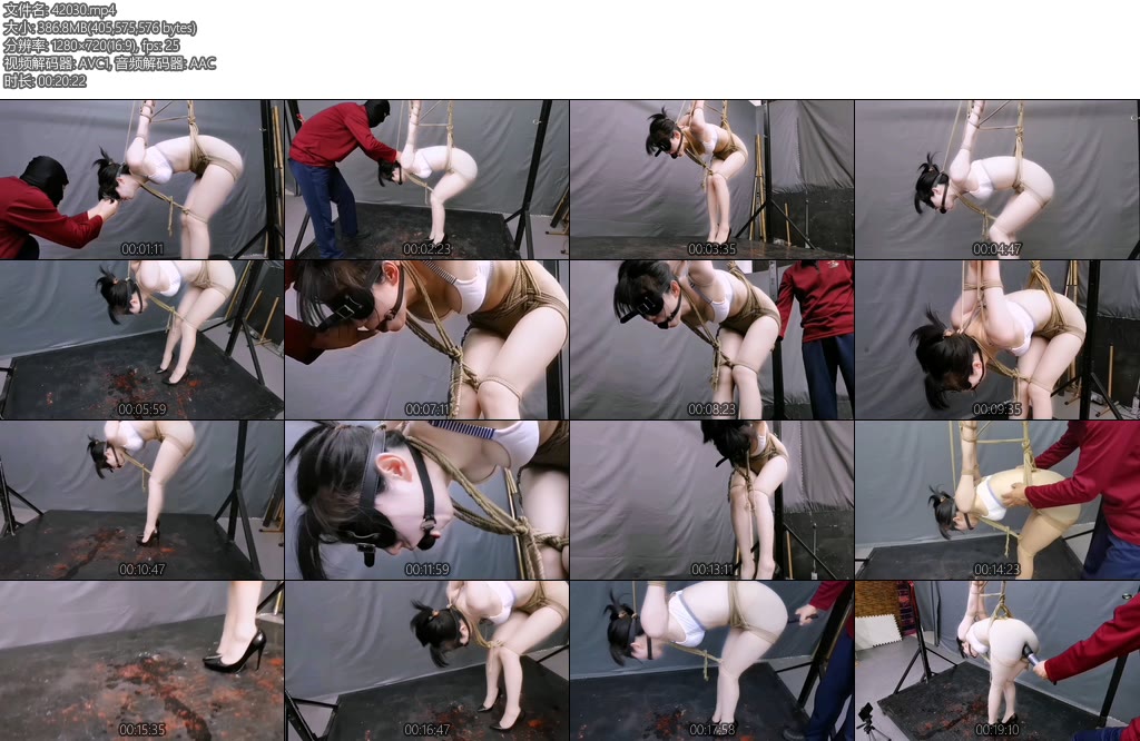 [飞天原创] 把柔仙儿直臂紧缚强制弯腰禁锢起来这样的姿式想站都站不稳很适合高节奏T教-丝依依