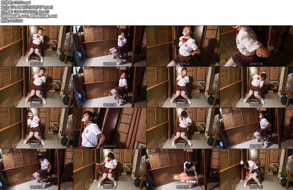 [亚洲绳艺] 嘉璐之逃脱绑架-丝依依