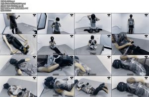 [大树菇娘] 我的自缚日记（A）透明女仆装铁链手铐自缚放置-丝依依