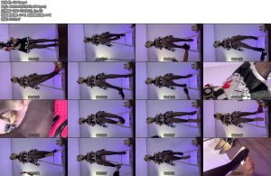 [RLL原创] 拘束档案（13）拘束丽塔TK黑丝口球粘液脚戒-丝依依