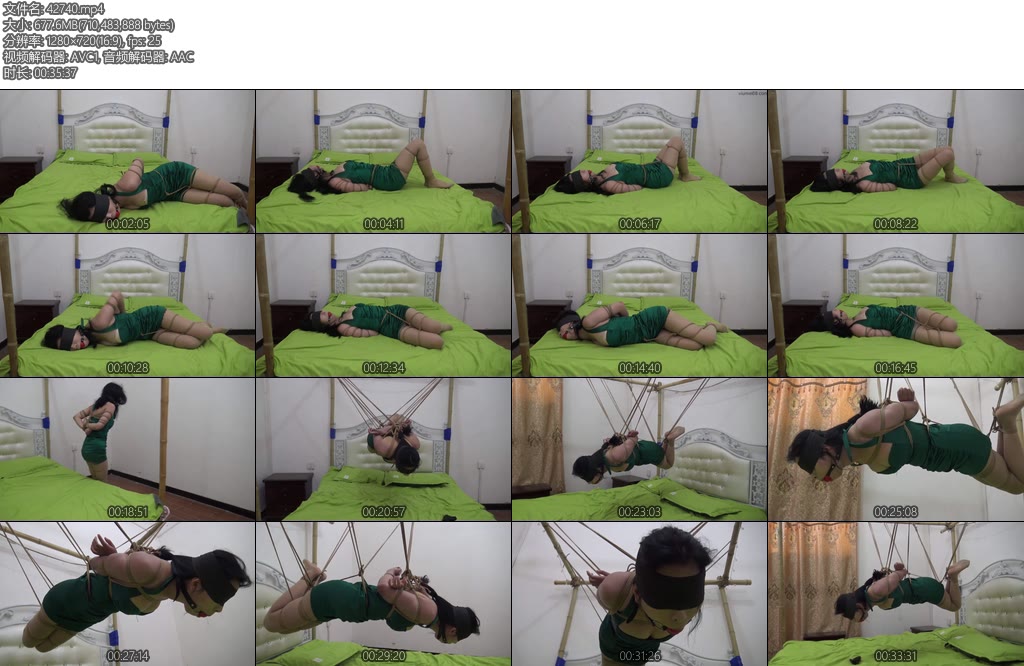 [胜景影视] 新片四集连续剧陌生危机（第二集）两美女被捆绑吊在家中-丝依依