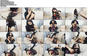 [树屋轻调] 灵灵小流氓在小区内看到油量黑丝高跟旗袍美女悠闲散步起歹心尾随破门而入迷晕KB全身TD玩弄最后在身后大力输出-丝依依