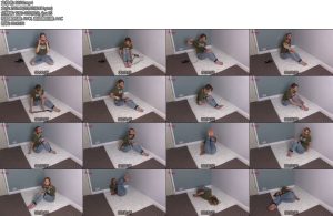 [欧美绳艺] Lil Missy UK in Self tie in jeans and t-shirt-丝依依