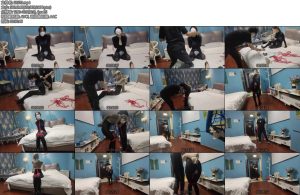 [酱酱喵] 嗷嗷穿上连体丝袜医用敷贴封上眼睛再把一整条丝袜塞进嘴巴先用肌肉贴封上然后在套上丝袜-丝依依